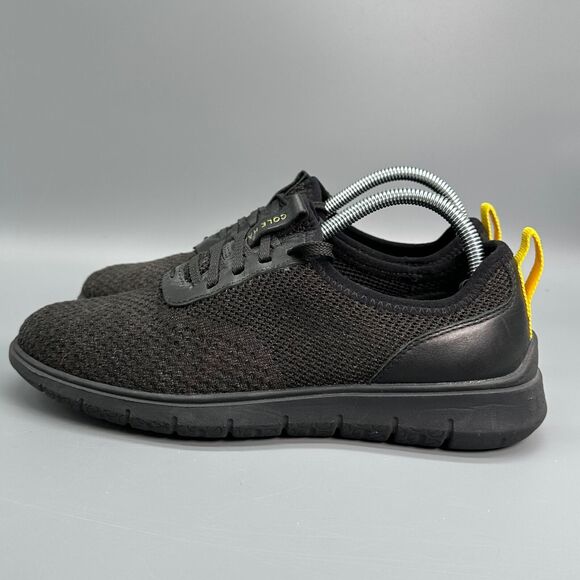 Cole Haan Zerogrand Womens 8.5 Athletic Shoes Black Low Dress up Sneakers Oxford - Picture 6 of 9